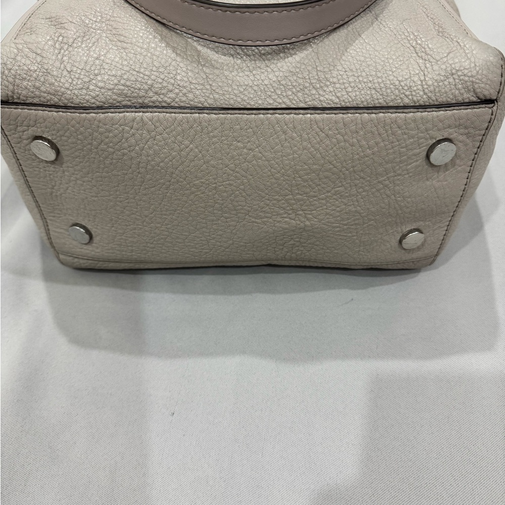 NWOT Michael Kors Gray Pebbled Leather Tote - Picture 9 of 15